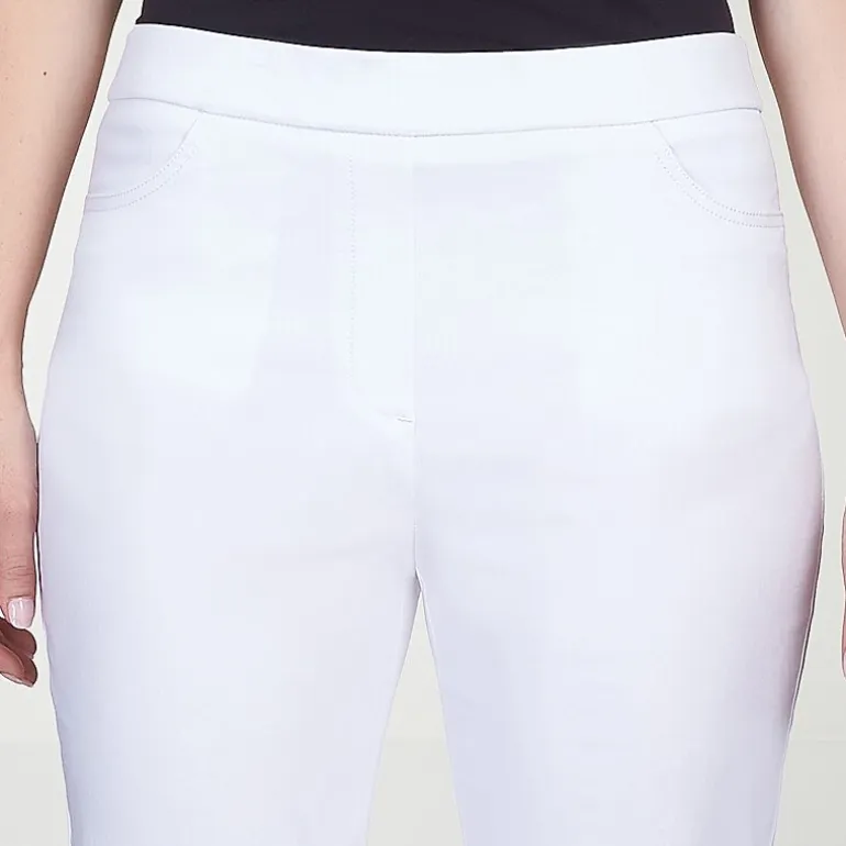Alfred Dunner Classics Womens Slim Pull-On Pant