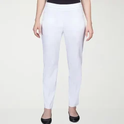 Alfred Dunner Classics Womens Slim Pull-On Pant