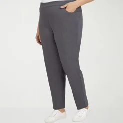 Alfred Dunner Classics Womens Plus Slim Pull-On Pants