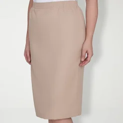 Alfred Dunner Classics Womens Mid Rise Pencil Skirt