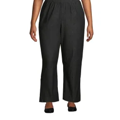 Alfred Dunner Classics Womens Mid Rise Stretch Fabric Straight Leg Jean