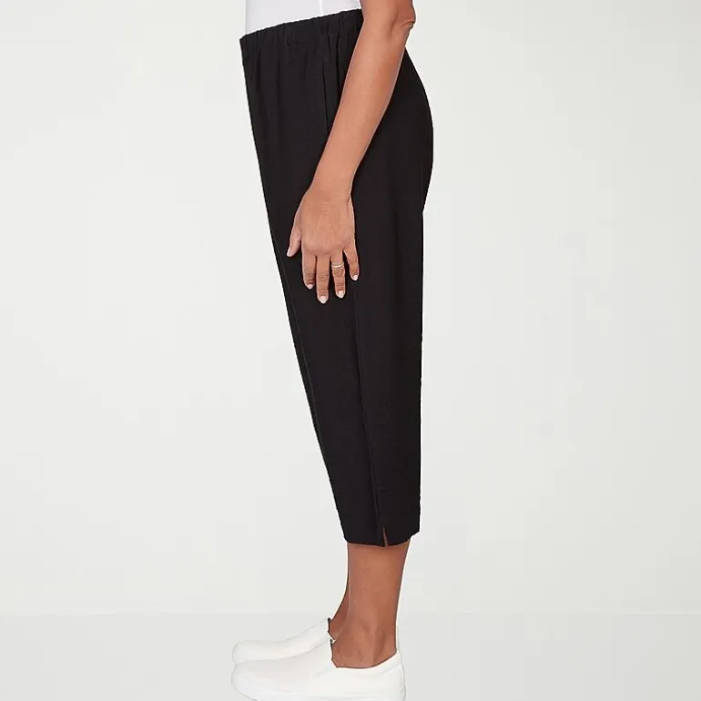 Alfred Dunner Crowd Pleaser Womens Straight Capri Pant