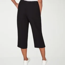Alfred Dunner Crowd Pleaser Womens Straight Capri Pant