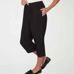 Alfred Dunner Crowd Pleaser Womens Straight Capri Pant