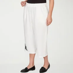 Alfred Dunner Crowd Pleaser Womens Plus Straight Capri Pant