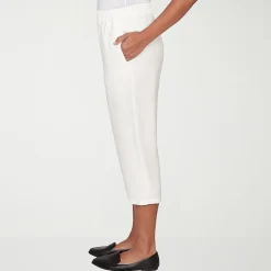 Alfred Dunner Crowd Pleaser Womens Straight Capri Pant