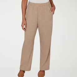 Alfred Dunner Grand Bazaar Womens Straight Mid Rise Pull-On Pant
