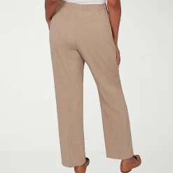 Alfred Dunner Grand Bazaar Womens Straight Mid Rise Pull-On Pant