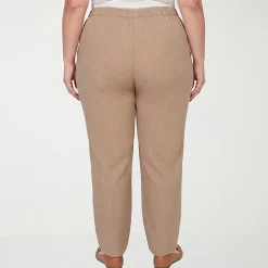 Alfred Dunner Grand Bazaar Womens Straight Mid Rise Pull-On Pant