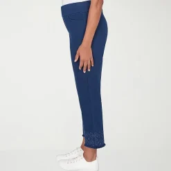 Alfred Dunner Mykonos Womens Straight Mid Rise Pull-On Pant