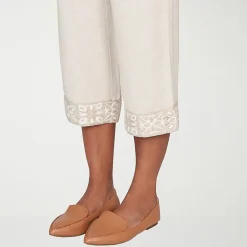 Alfred Dunner Natural Wonder Womens Straight Capri Pant