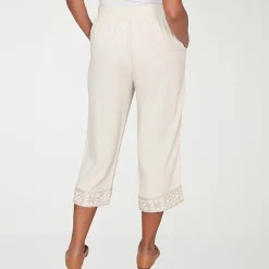 Alfred Dunner Natural Wonder Womens Straight Capri Pant