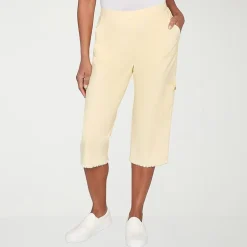 Alfred Dunner Out Of The Blue Womens Straight Capri Pant