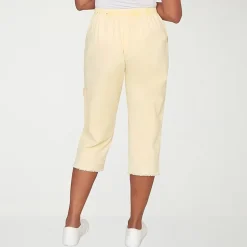 Alfred Dunner Out Of The Blue Womens Straight Capri Pant
