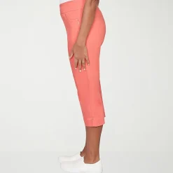Alfred Dunner Resort Living Womens Straight Capri Pant