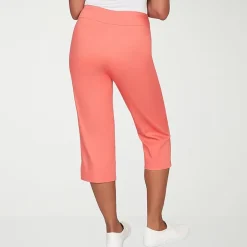 Alfred Dunner Resort Living Womens Straight Capri Pant