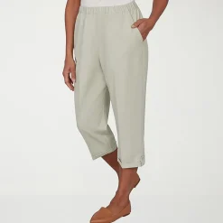 Alfred Dunner Vintage Charm Womens Straight Capri Pant