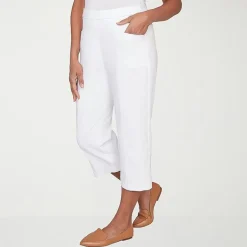 Alfred Dunner Womens Straight Capri Pant