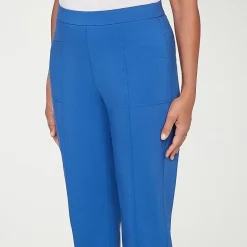 Alfred Dunner Womens Straight Capri Pant