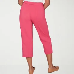 Alfred Dunner Womens Straight Capri Pant