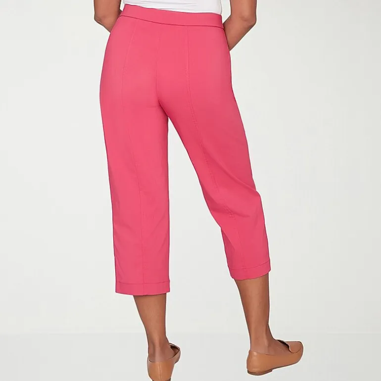 Alfred Dunner Womens Straight Capri Pant