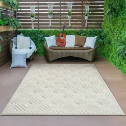 Alina Bel Geometric Indoor Outdoor Rectangular Area Rug