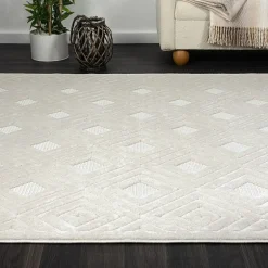 Alina Bel Geometric Indoor Outdoor Rectangular Area Rug