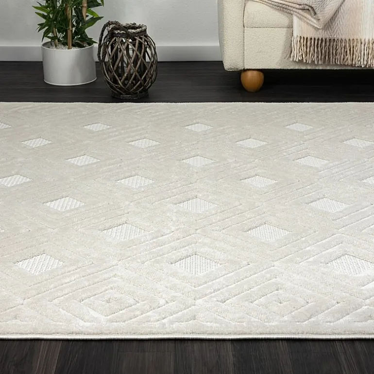 Alina Bel Geometric Indoor Outdoor Rectangular Area Rug