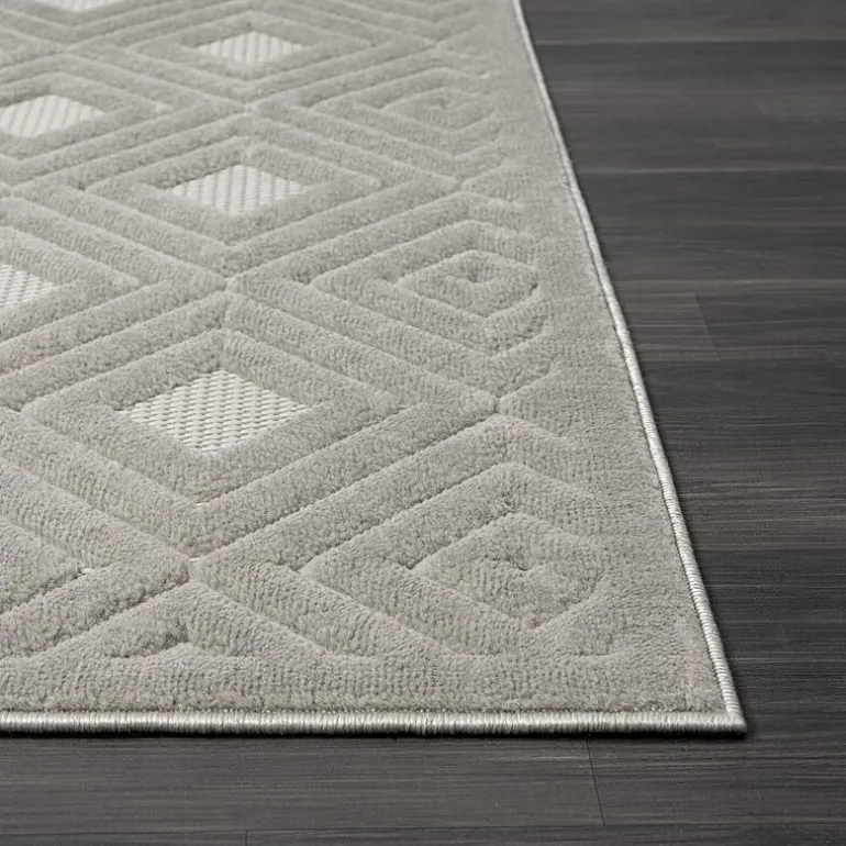 Alina Bel Geometric Indoor Outdoor Rectangular Area Rug