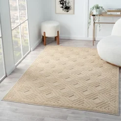 Alina Bel Geometric Indoor Outdoor Rectangular Area Rug