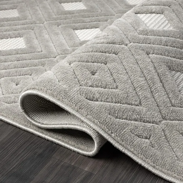 Alina Bel Geometric Indoor Outdoor Rectangular Area Rug