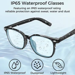 Alpha Digital Magnet Multi-Lens, Bluetooth Audio/Mic, IP65, 5Hr - Smart Glasses