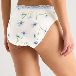 Ambrielle Cotton High Cut Panty