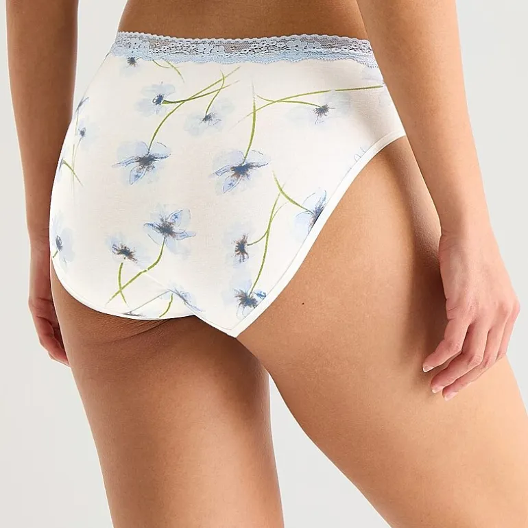 Ambrielle Cotton High Cut Panty