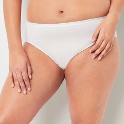 Ambrielle Cotton High Cut Panty