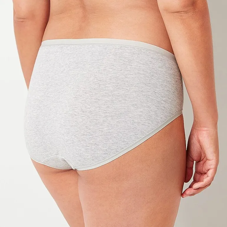 Ambrielle Cotton High Cut Panty