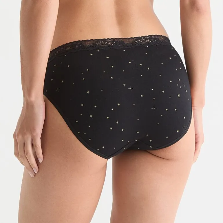 Ambrielle Cotton High Cut Panty