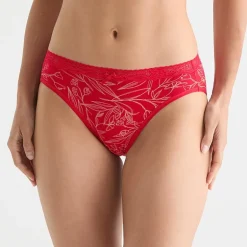 Ambrielle Cotton High Cut Panty