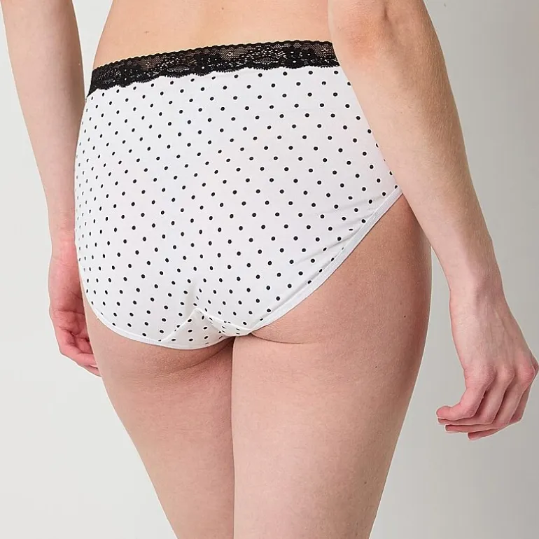 Ambrielle Cotton High Cut Panty