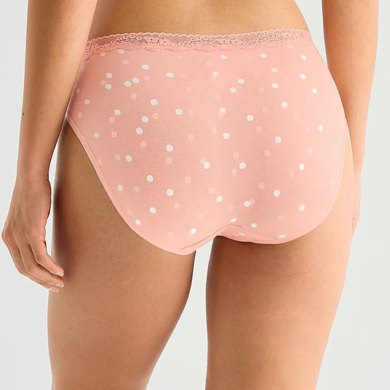 Ambrielle Cotton High Cut Panty