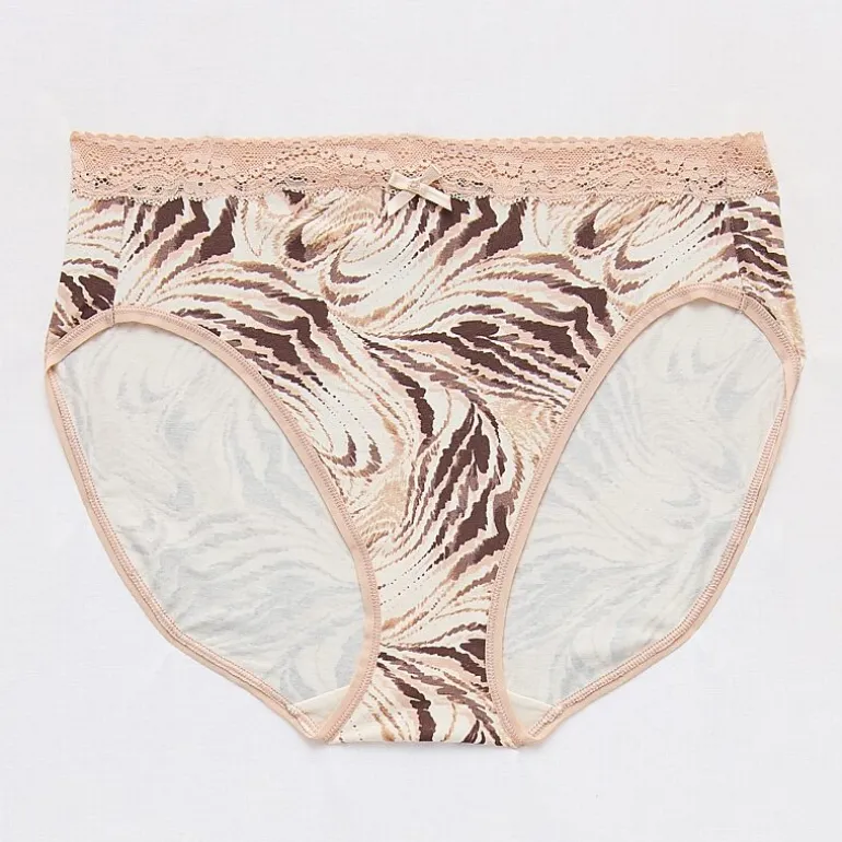 Ambrielle Cotton High Cut Panty