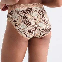 Ambrielle Cotton High Cut Panty