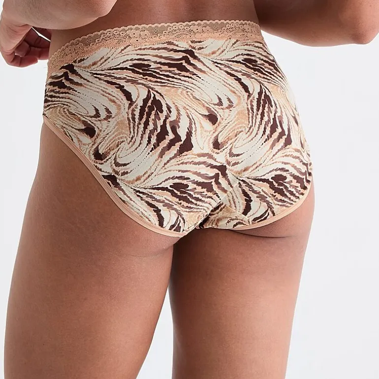 Ambrielle Cotton High Cut Panty