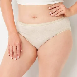 Ambrielle Cotton High Cut Panty