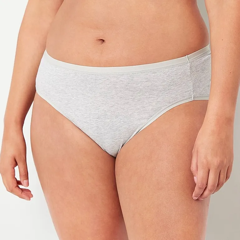 Ambrielle Cotton High Cut Panty