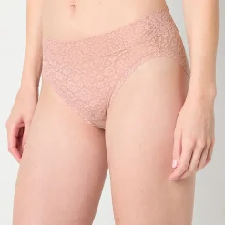 Ambrielle Everyday Lace High Cut Panty