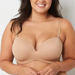 Ambrielle Everyday Lightly Lined Underwire Strapless Bra