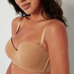 Ambrielle Everyday Lightly Lined Underwire Strapless Bra
