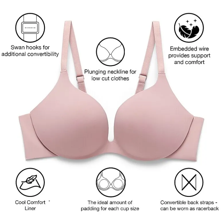 Ambrielle Ideal Lift Plunge Bra