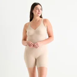 Ambrielle Low Back Mid Thigh Bodysuit